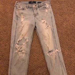 Light Wash Boyfriend Hollister Jeans